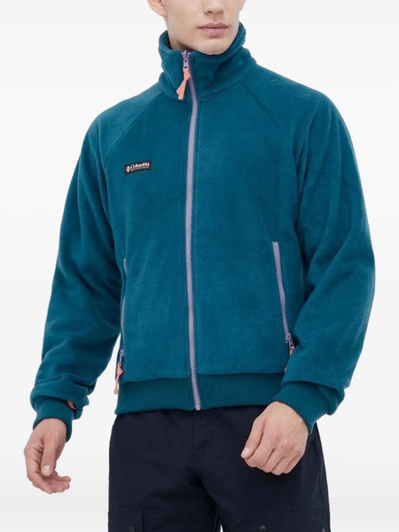  Columbia Two-tone Panelled Jacket - Purple 