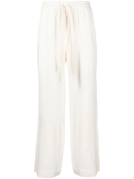  Commas Mid-rise Wid-leg Trousers - White 