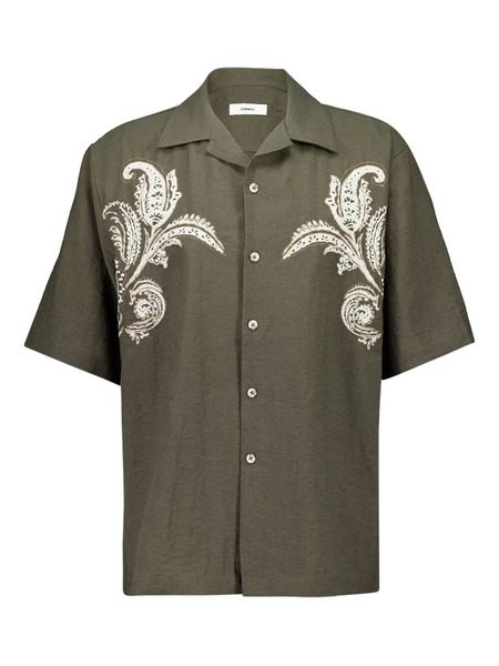  Commas Paisley-embroidered Shirt - Green 