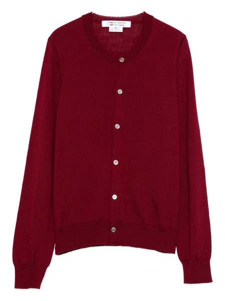  Comme Des Garçons Button-front Cardigan - Red 