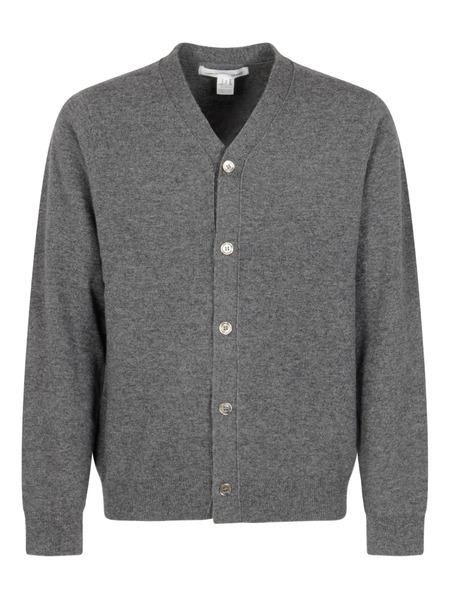  Comme Des Garçons Button-front Wool Cardigan - Grey 