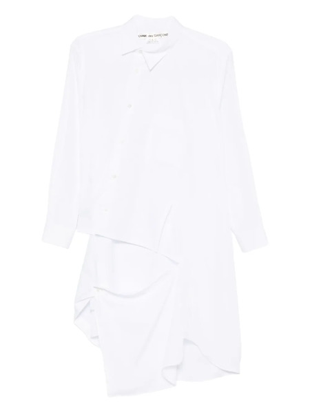  Comme Des Garçons Draped Shirt - White 