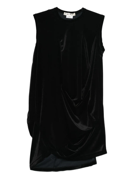  Comme Des Garçons Draped Top - Black 