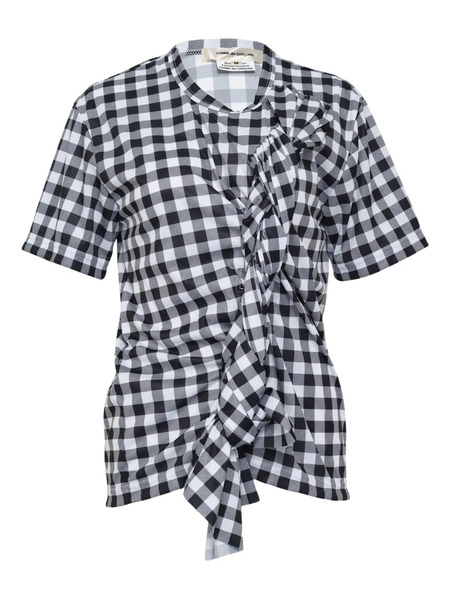  Comme Des Garçons Gingham T-shirt - White 