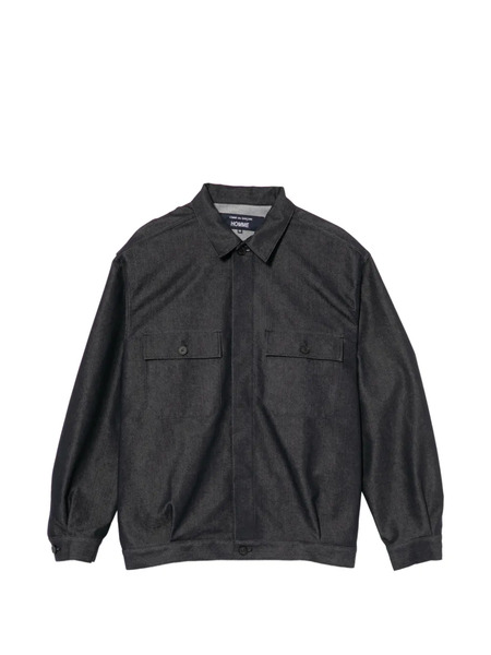  Comme Des Garçons Homme Collared Denim Jacket - Blue 