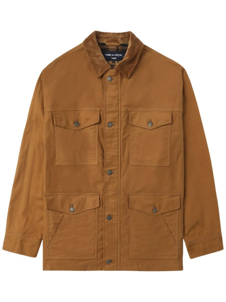  Comme Des Garçons Homme Elbow-patch Jacket - Brown 