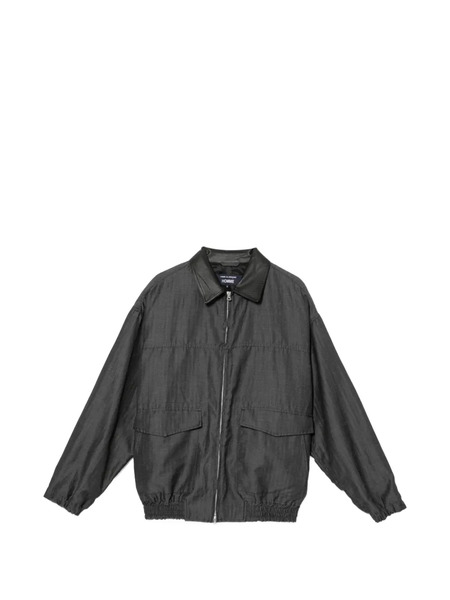  Comme Des Garçons Homme Leather-collar Jacket - Black 