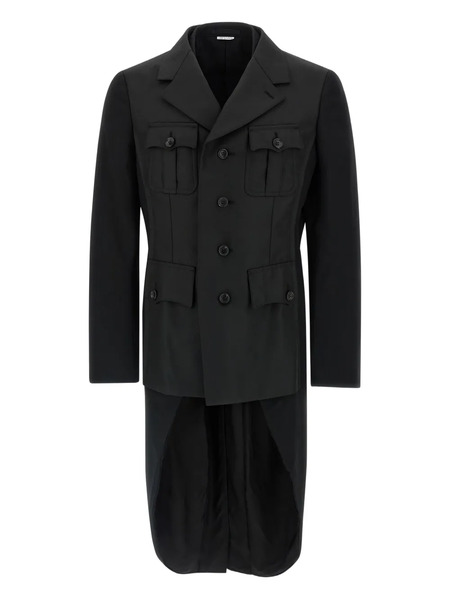  Comme Des Garçons Homme Plus Double-layer Tailcoat Jacket - Black 