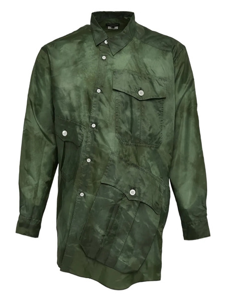  Comme Des Garçons Homme Plus Multi-pocket Shirt - Green 