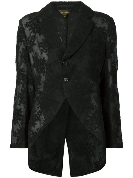  Comme Des Garçons Lace Blazer - Black 