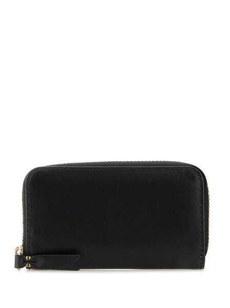  Comme Des Garçons Leather Wallet - Black 