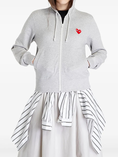  Comme Des Garçons Play Cotton Jacket - Grey 