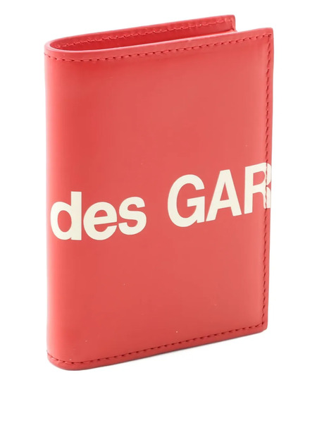  Comme Des Garçons Pre-owned 2020s Logo Bifold Leather Wallet - Red 