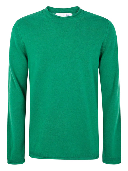  Comme Des Garçons Shirt Crew-neck Wool Sweater - Green 
