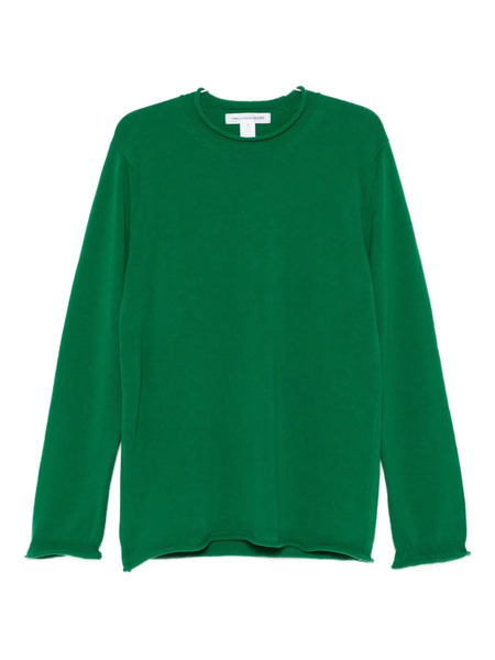  Comme Des Garçons Shirt Round-neck Wool Sweater - Green 