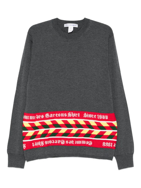  Comme Des Garçons Shirt Wool-blend Jumper - Grey 