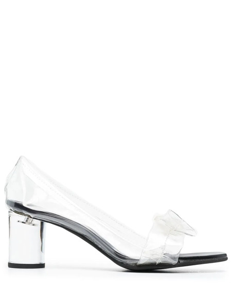  Comme Des Garçons Transparent Bow Sandals - Neutrals 