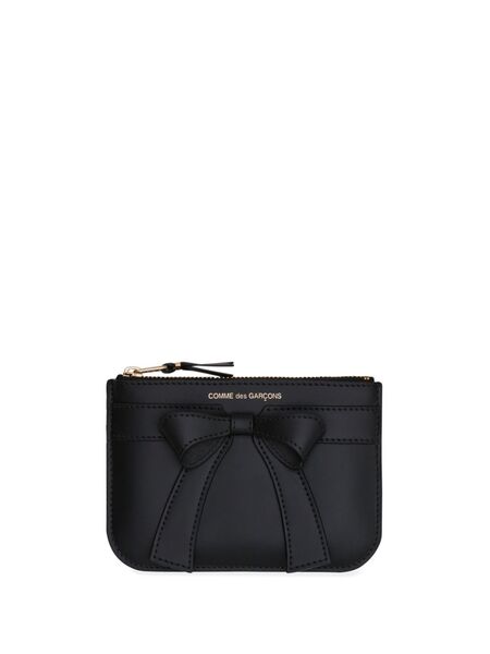  Comme Des Garçons Wallet Big Bow Purse - Black 