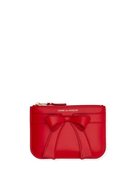  Comme Des Garçons Wallet Big Bow Purse - Red 