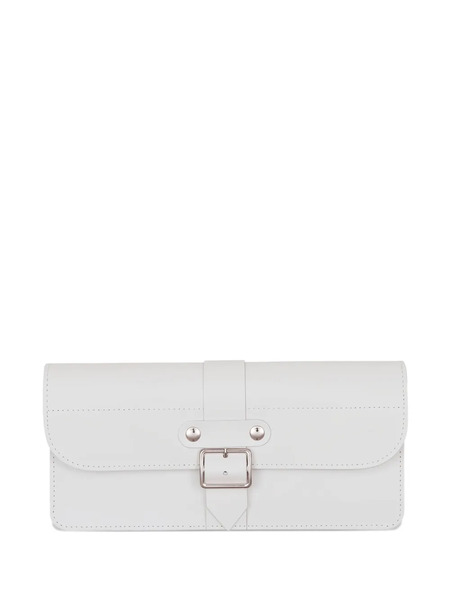  Comme Des Garçons Wallet Buckle Leather Wallet - White 