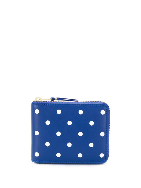  Comme Des Garçons Wallet Dotted Pattern Wallet - Blue 