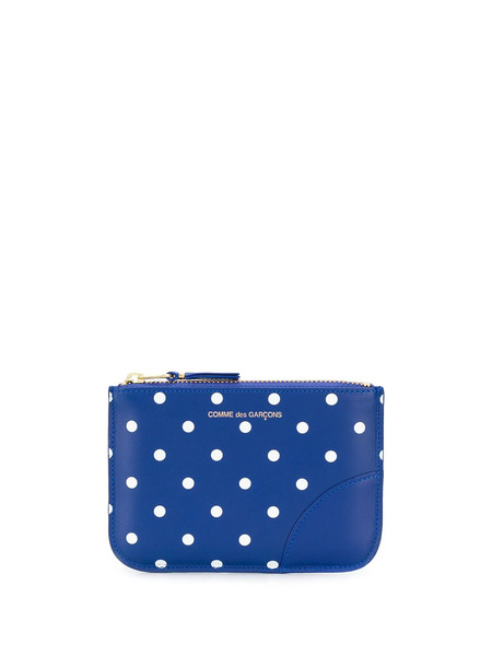  Comme Des Garçons Wallet Dotted Pattern Wallet - Blue 