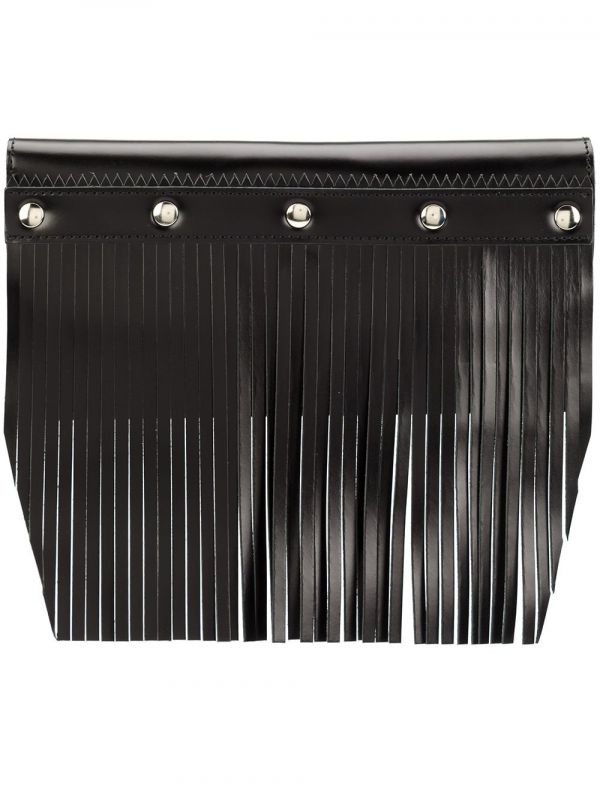  Comme Des Garçons Wallet Fringed Wallet - Black 