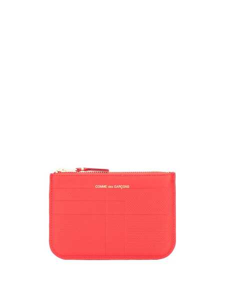  Comme Des Garçons Wallet Intersection Textured Leather Wallet 