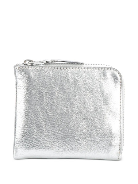  Comme Des Garçons Wallet Leather Wallet - Silver 
