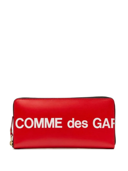  Comme Des Garçons Wallet Logo Wallet - Red 