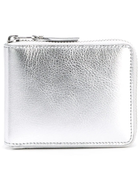 Comme Des Garçons Wallet Metallic Zip Wallet 