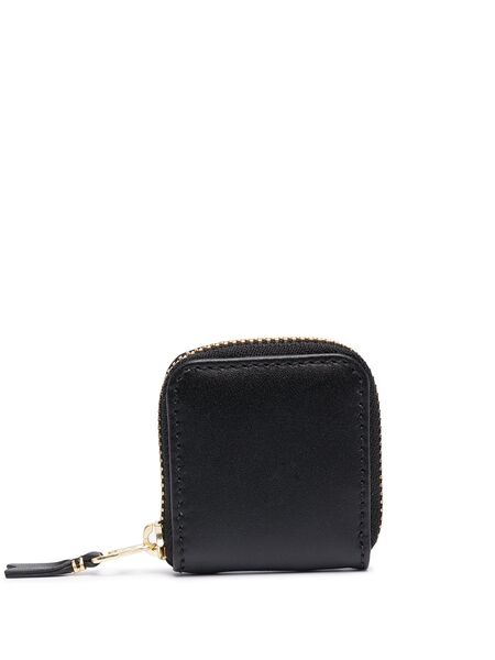  Comme Des Garçons Wallet Mini Zip-around Leather Wallet - Black 