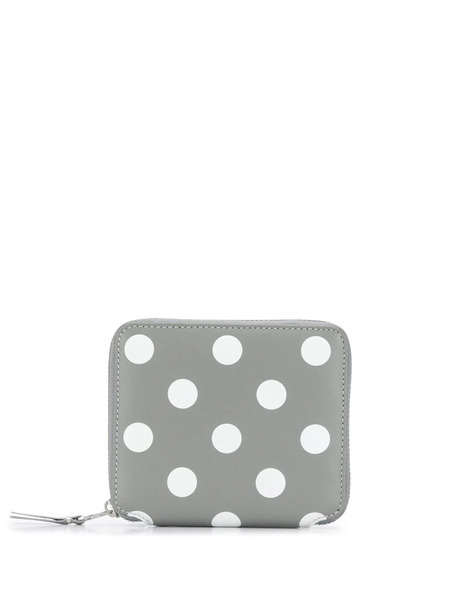  Comme Des Garçons Wallet Polka-dot Compact Wallet - Grey 