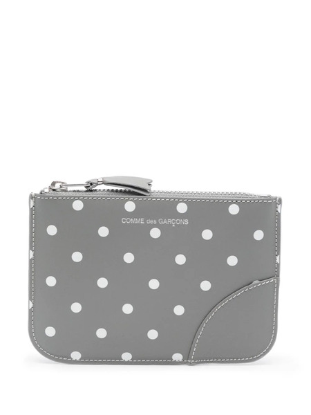  Comme Des Garçons Wallet Polka-dot Printed Wallet - Grey 