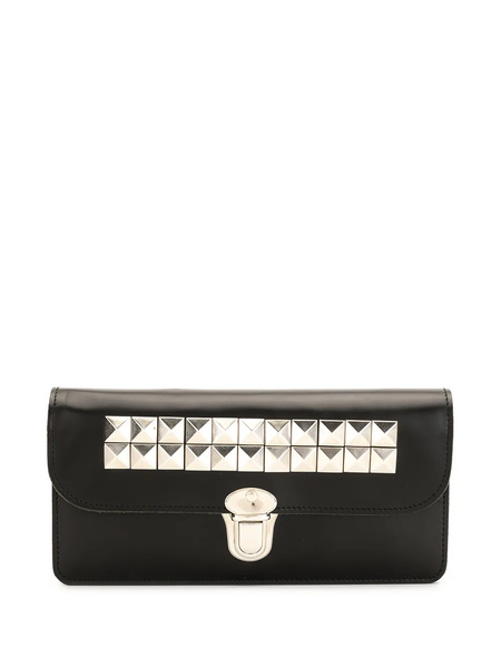  Comme Des Garçons Wallet Studded Leather Wallet - Black 