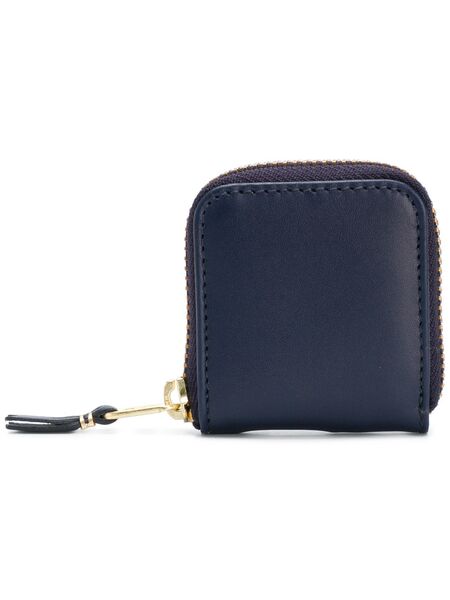  Comme Des Garçons Wallet Zip-around Leather Wallet - Blue 