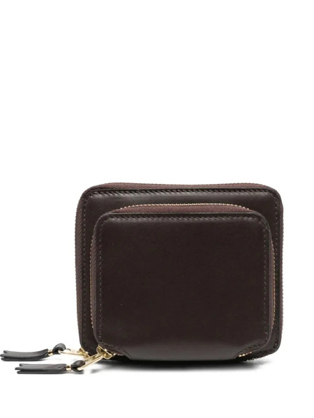  Comme Des Garçons Wallet Zip-around Leather Wallet - Brown 