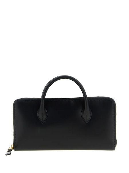  Comme Des Garçons Wallet Zip Leather Wallet - Black 