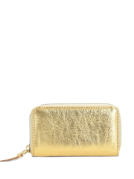  Comme Des Garçons Wallet Zip Leather Wallet - Gold 