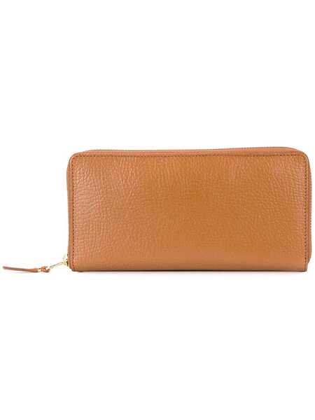  Comme Des Garçons Wallet Zipped Around Wallet - Brown 