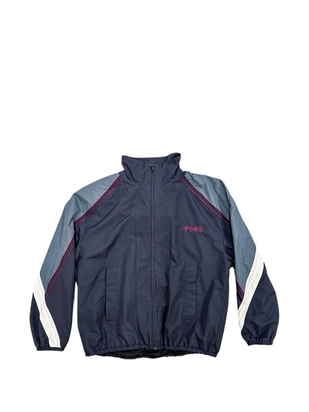  Commission Hooded Colour-block Jacket - Blue 