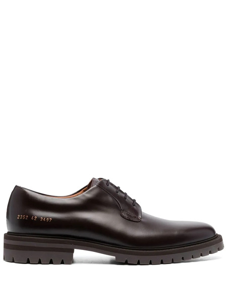  Common Projects Lace-up Leather Derby Shoes - Brown 