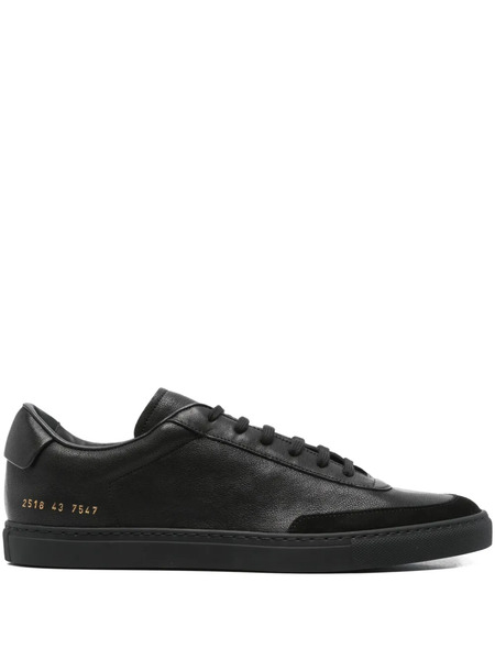  Common Projects Leather Suede Sneakers - Black 