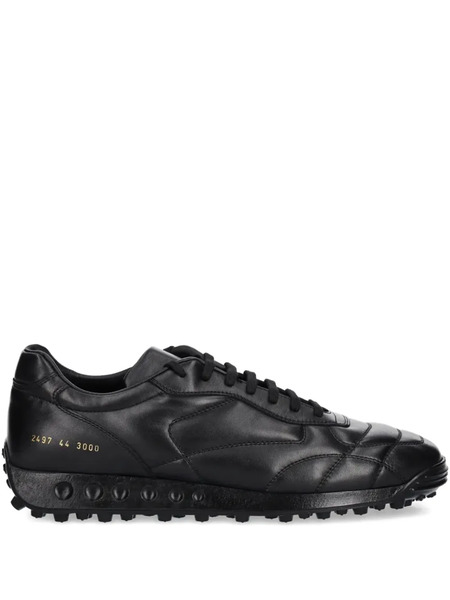  Common Projects Soccer Leather Sneakers - Black 