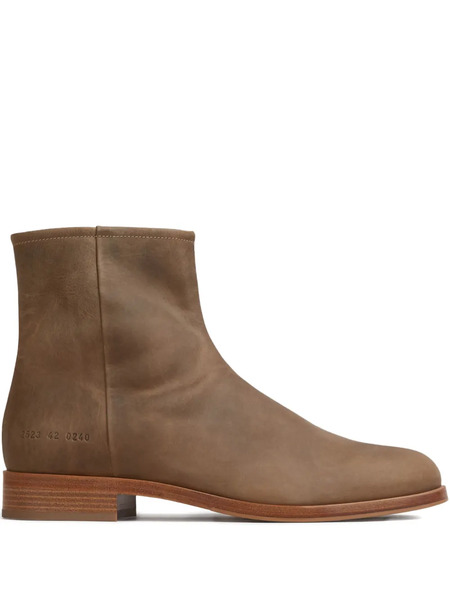  Common Projects Waxed Suede Side-zip Boots - Brown 