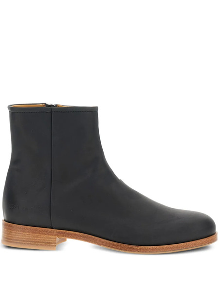  Common Projects Zip-detail Leather Boots - Black 