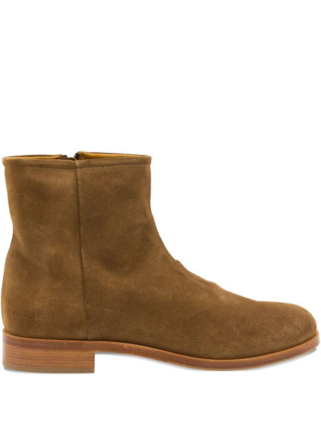  Common Projects Zip-detail Suede Boots - Brown 