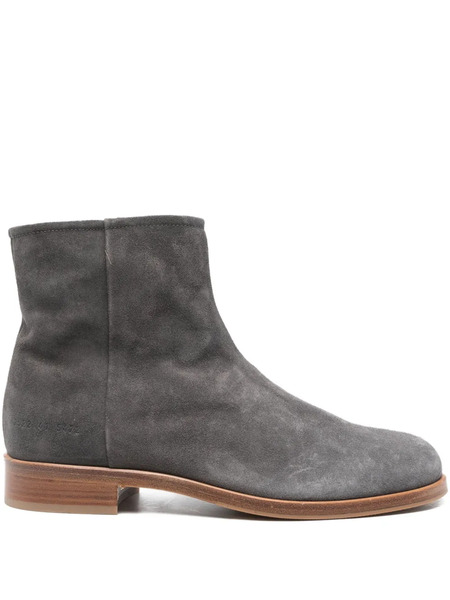  Common Projects Zipper Suede Boots - Grey 