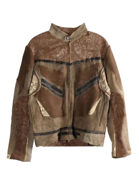  Communs Distressed-effect Jacket - Brown 