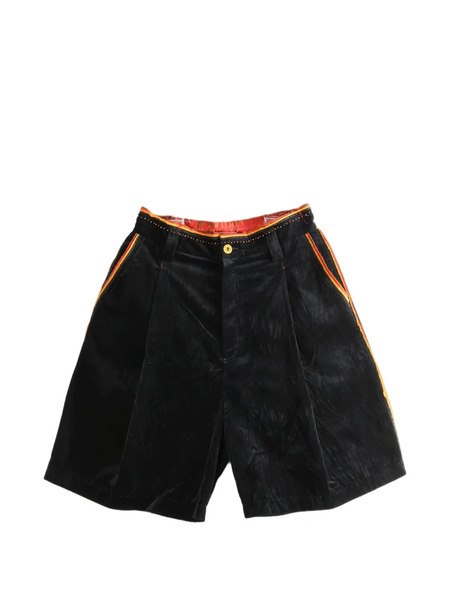  Communs Velour Shorts - Black 